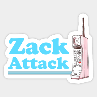 Zack Attack Sticker